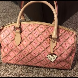 Dooney & Burke bubble gum hand bag